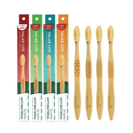 Bamboo brush ( Bamboo-fibre bristles )