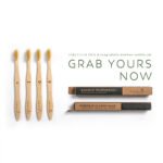 Bamboo brush ( Bamboo-fibre bristles )