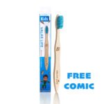 Kids Bamboo Toothbrush ( Blue )